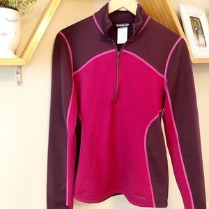 Patagonia fleece-lined half zip pullover